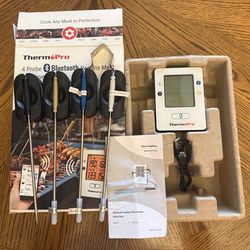 Thermopro 4 probe Bluetooth Remote Meat Thermometer TP-25