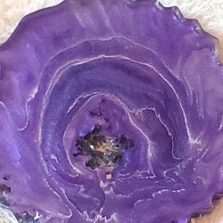 Handmade Epoxy Resin Agate Geode