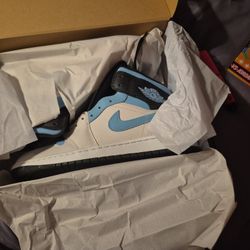 Jordan 1 white sky blue and black