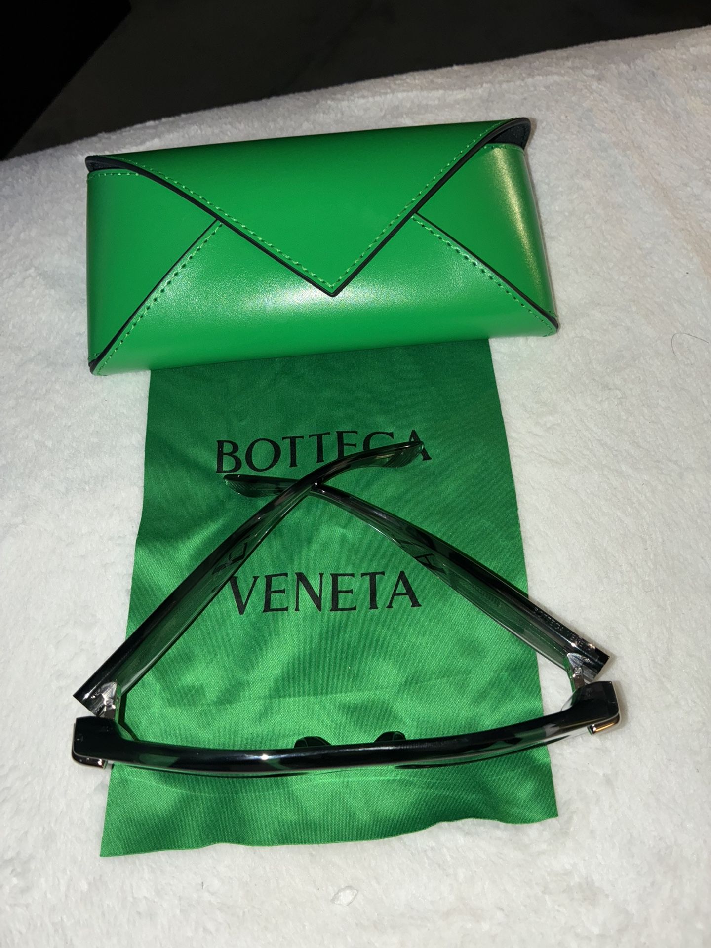 Bottega Veneta Eyewear Mitre Square Frame Sunglasses