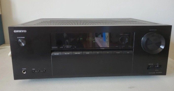Onkyo TX-SR373 Bluetooth Home Stereo Receiver Amplifier With Remote