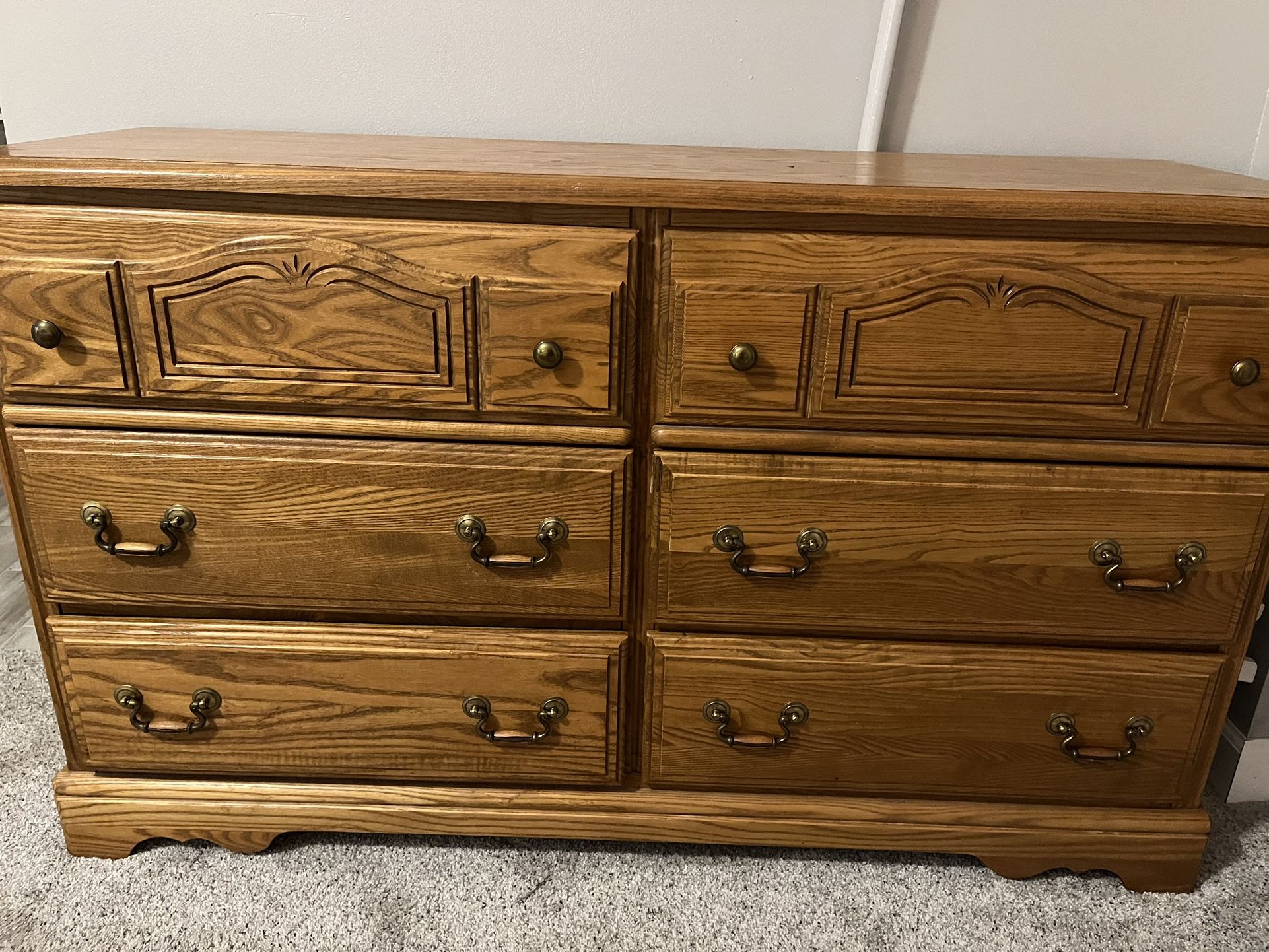 Dresser - Real Wood  Child Proof Drawers $50