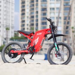 Red Freego X2 Pro All-Terrain Dirt eBike-Red