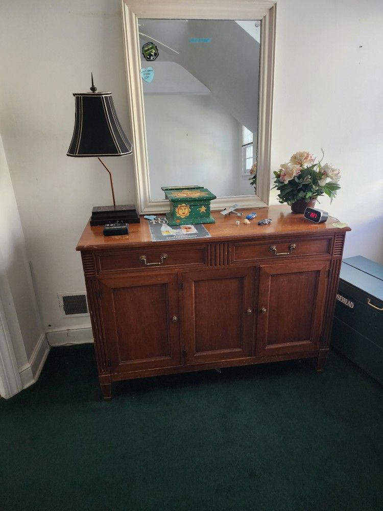 Dresser And Mirror
