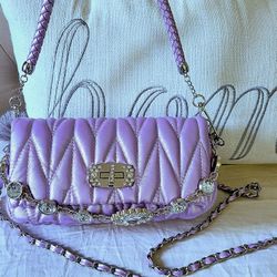 Gorgeous Iridescent Violet Purse