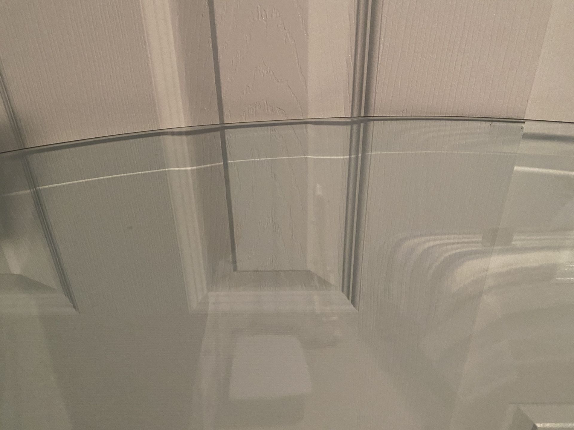 3 x 5 1/4 beveled glass table top