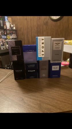 8 Variety Men's Fragrances (Jaguar, Claiborne, Bentley, Nautica)