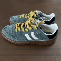 Brand New  sneakers  Coolway Goal women suede color-block gum Sole