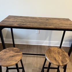 Bar Table and Stools 