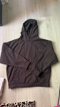 brown hoodie