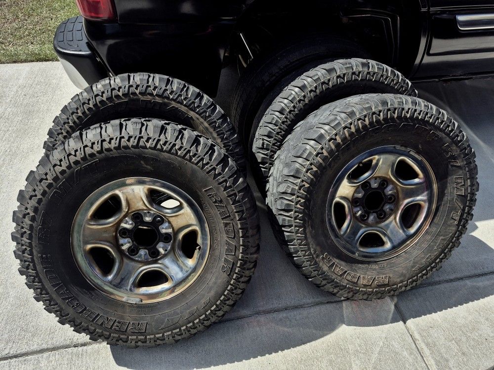 🚛 32 inch Tires ➕ CHEVY Wheels | BADASS! | THICK | OFFROAD | GMC/YUKON/TAHOE/SUBURBAN/SILVERADO 🛞