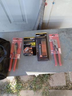 Electrician Tools And Tool Box 