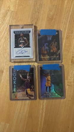 Kobe rookies in gradable shape !!!! with shaq and hibbert auto
