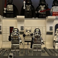 Lego Chrome Storm Troopers