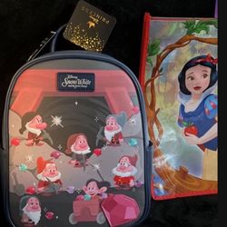 Disney SNOW WHITE DIAMOND 💎 MINE 7 Dwarfs LIGHT UP EXCLUSIVE BAG 🤩(Price Is Firm)