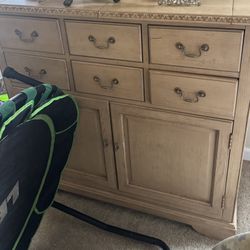 Pretty Solid Wood Cabinet/ Dresser