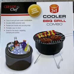 Cooler BBQ Grill Combo 