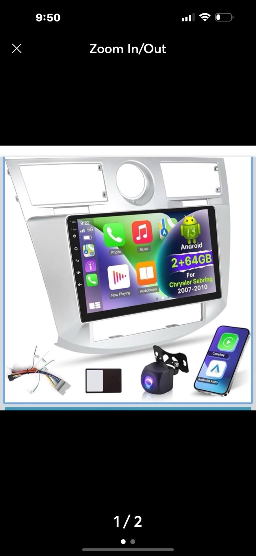 2+64G] for Chrysler Sebring 2007 2008 2009 2010 Android Car Radio