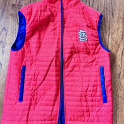 Cardinals Red Womens Vest Size XL. Can Fit Male  Size Small-medium