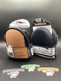 TROXELL LEATHER BLACK SUPER SOFT KNEE PADS**(FINANCIAMOS/WE FINANCE)**