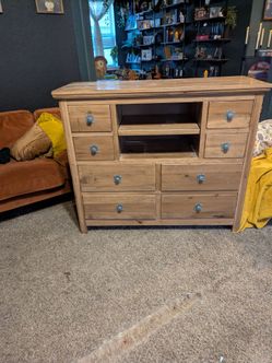 Rustic Modern Farmhouse Horizontal Media Dresser