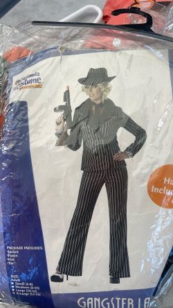 Halloween Costume Gangster Lady