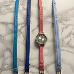 Watch With Interchangeable Bands