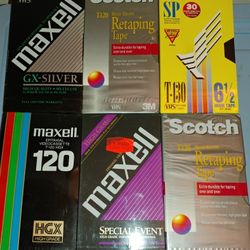 15 NEW VHS TAPES 