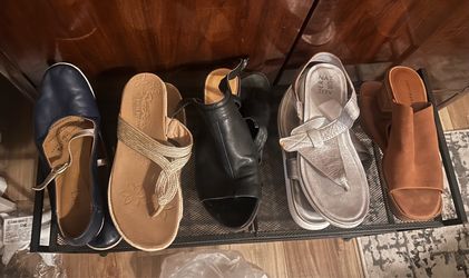 Bag of 5 prs designer shoes