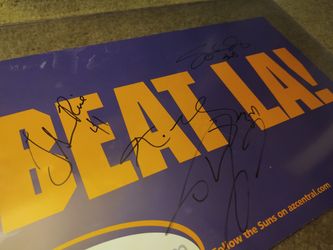 Los Angeles Lakers Kobe Bryant And Shaquille O'Neal Autographed Sign