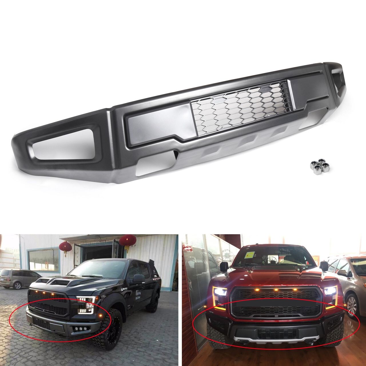2015-2017 Ford F-150 Raptor Style Front Bumper Conversion