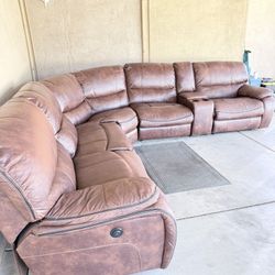 Sectional Leather Sofa Couch
