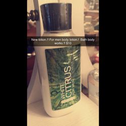 Bath body works.!! Men’s body lotion.! New $10