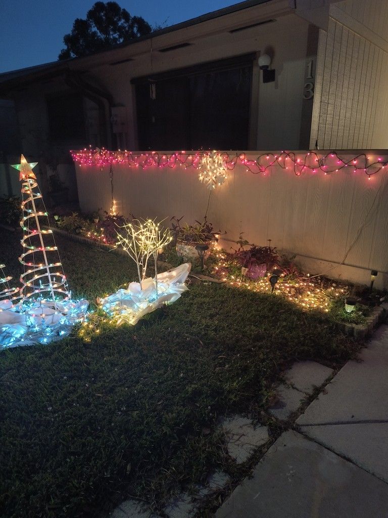 XMAS LIGHTS...RARE COLORS