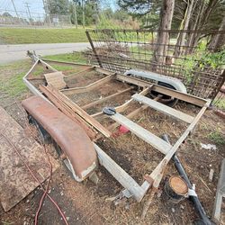 Dual Axle Boat Trailer Or Re Fab