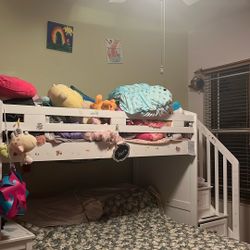 Bunk Bed Selling White Only  Get Rid Of ASAP
