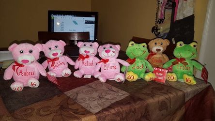 Custom Valentines animals same day service available