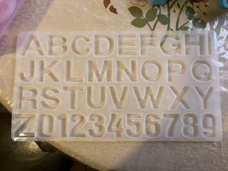 Alphabet Mold 