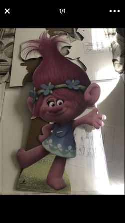 Trolls cut out stand