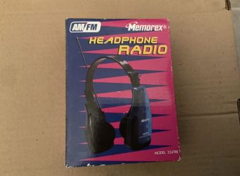 Memorex Vintage AM / FM Radio Headphones