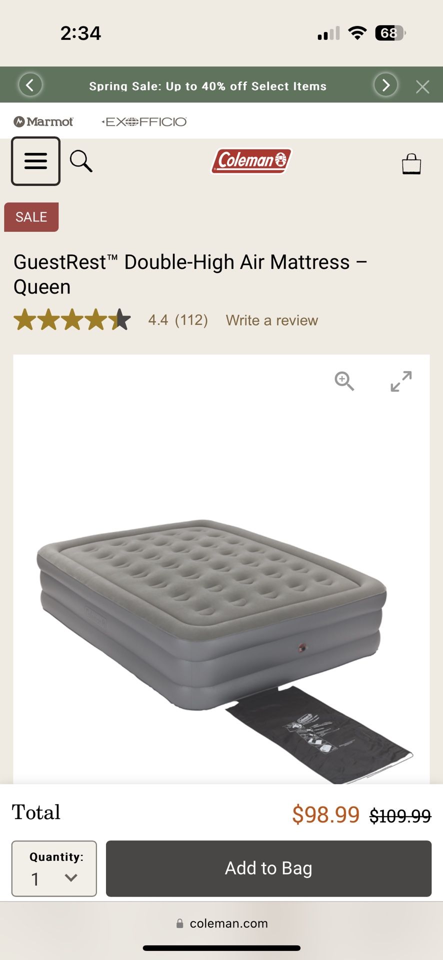 Brand New Queen Air Mattress