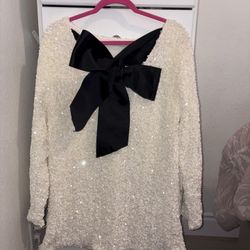 Sequin Bow Dress
