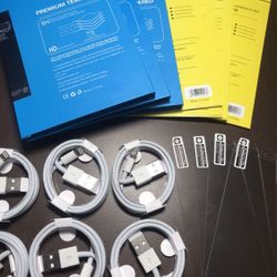 iPhone screen protectors & chargers 