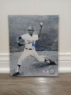 Dodgers- Al Downing Autographed Photo
