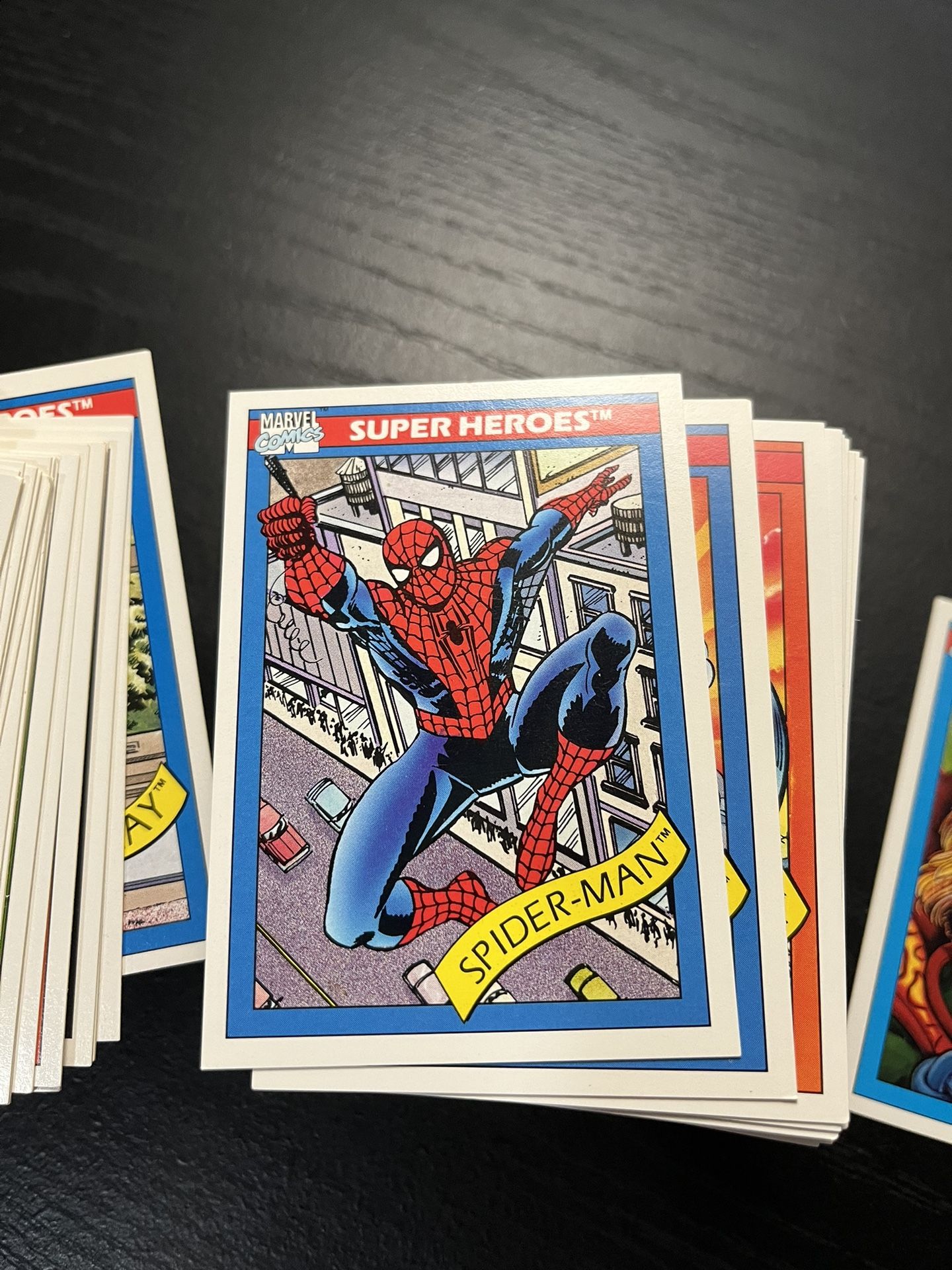 Original 1990s Marvel Topps Collectible Cards (read Description)