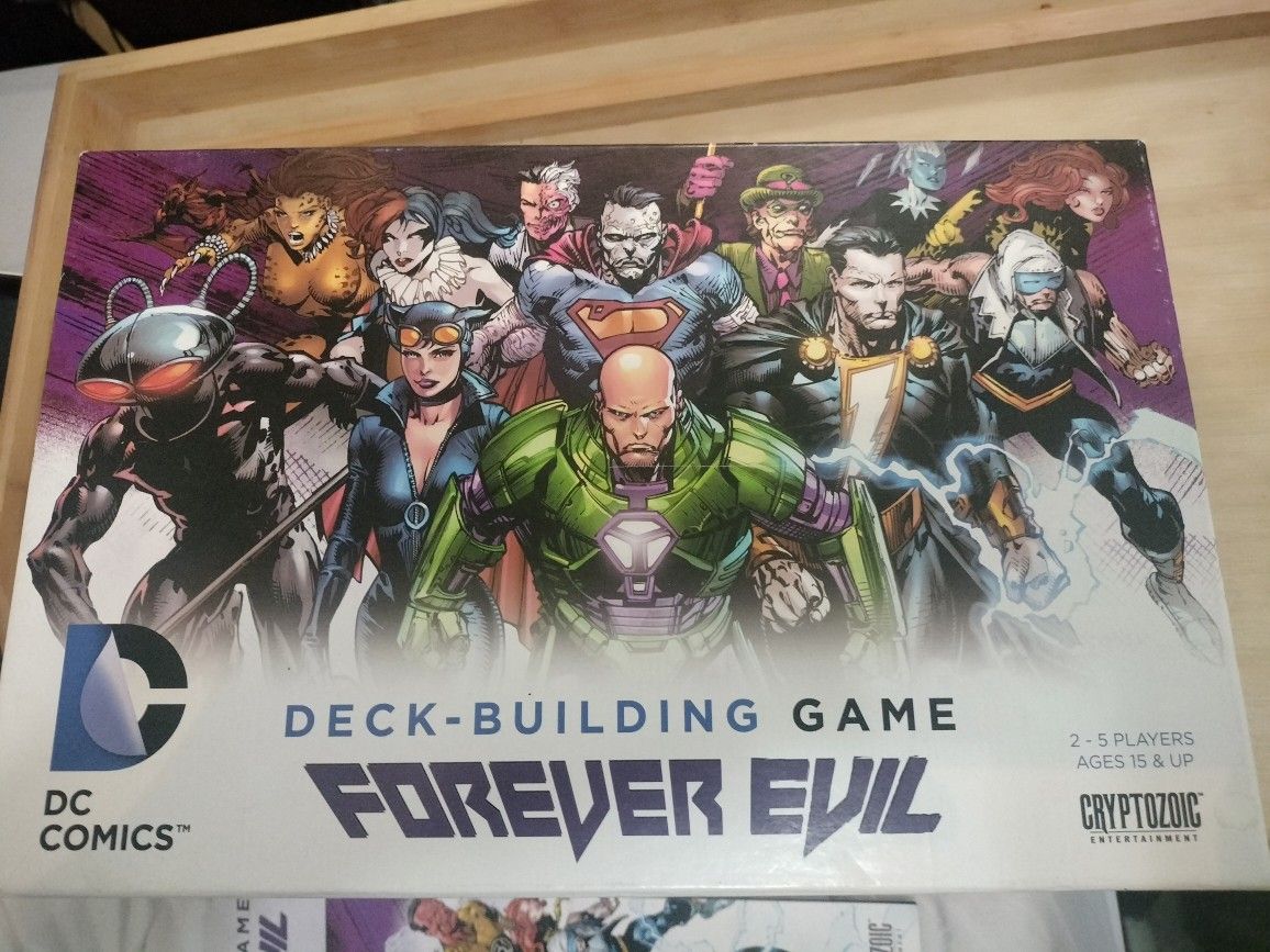 Forever Evil DC Deck Building Game Read Description