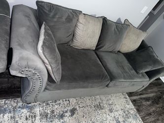 Grey Sofa and Love seat