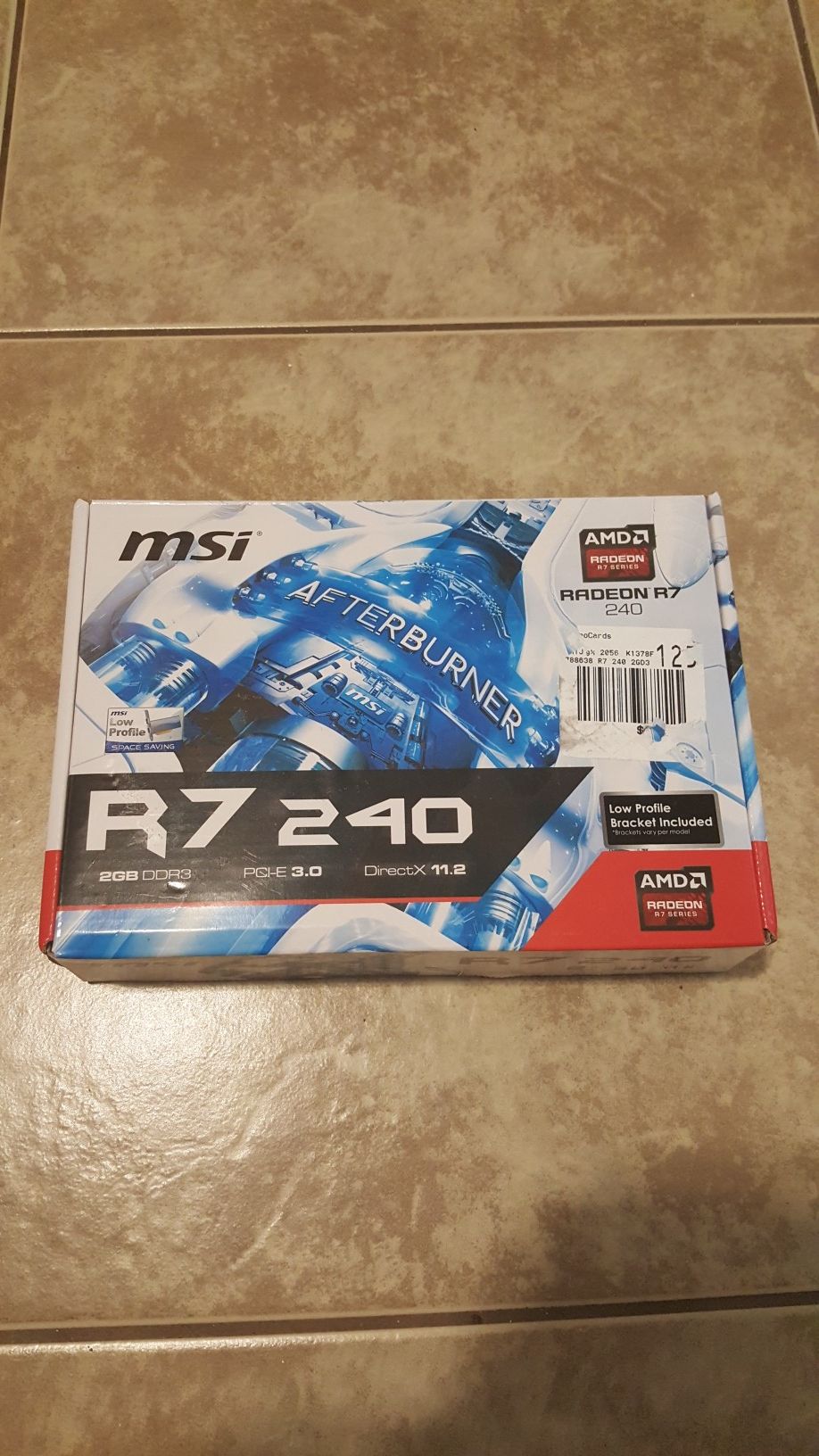 MSI R7 240 2gb graphics card