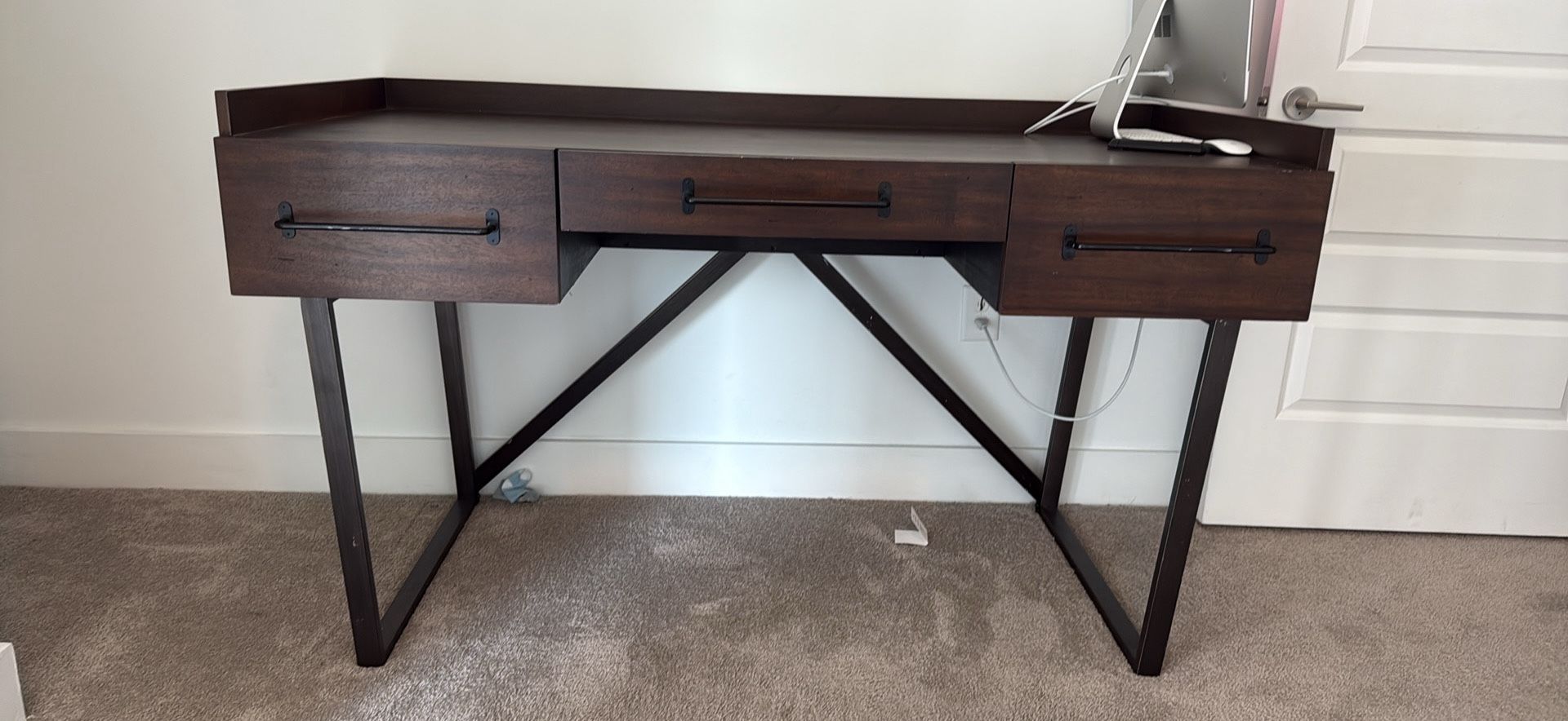 Ashley Starmore Desk + Office Chair – $350