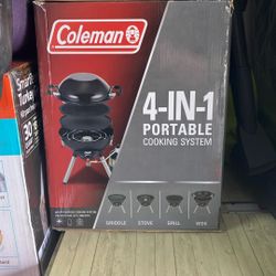 Coleman 4-1 Portable Cooking System Brand New